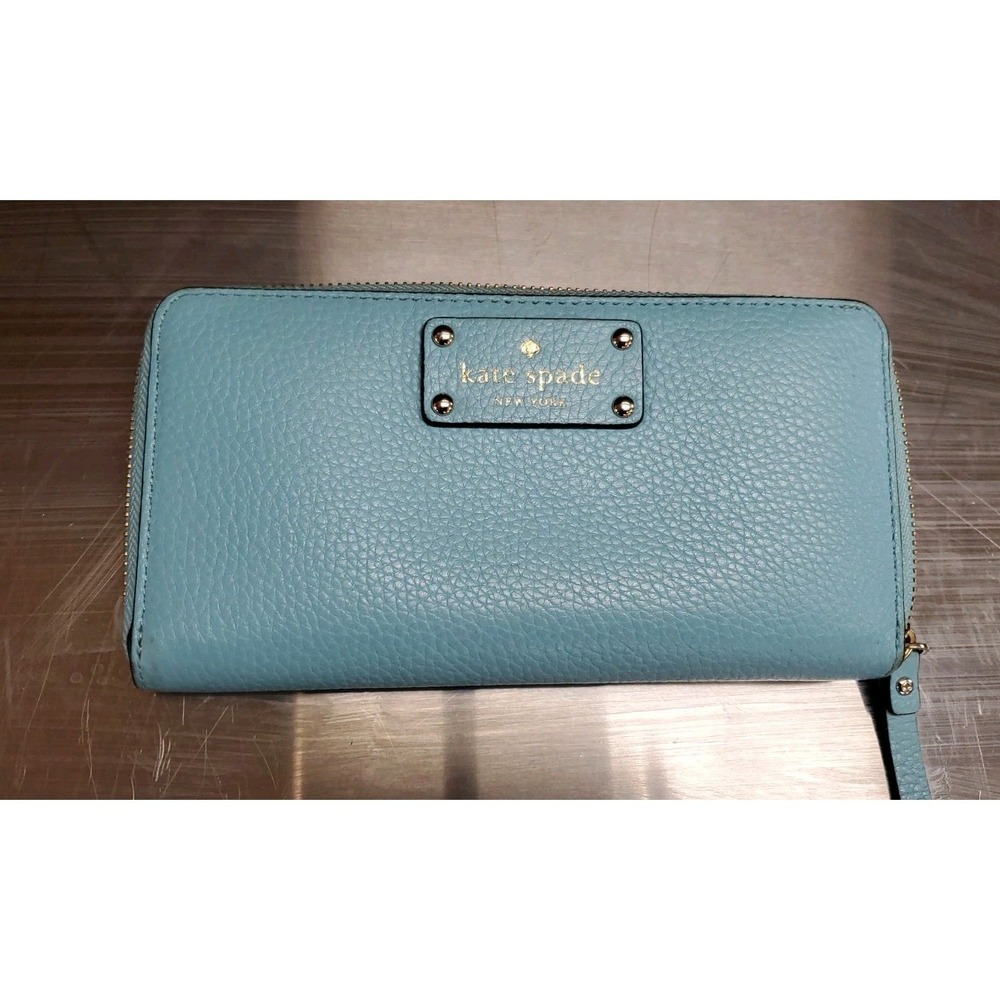 Kate Spade New York Neda Wellesley Zip Around Authentic Leather Wallet